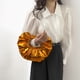 thumbnail image 2 of 608 Cloud Bag Nuevo Bolso Plisado PU Color Sólido Metálico Bolso Mano para Mujer (naranja), 2 of 9