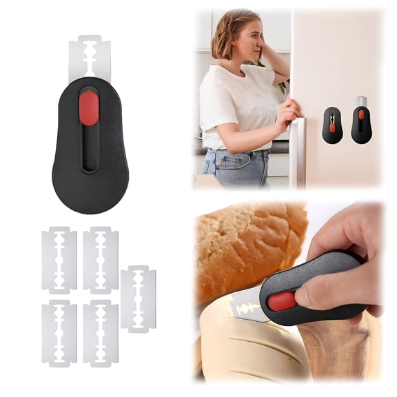 ACDANC Extractable Bread Lame Dough Scoring Tool Sourdough Scoring Tools Slashing Razor 5 Razor Blades