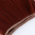 thumbnail image 6 of BESTYASH 5-Pack Dark Red Straight Hair Extensions for Doll Accessories with High Temperature Silk Fiber, 6 of 8