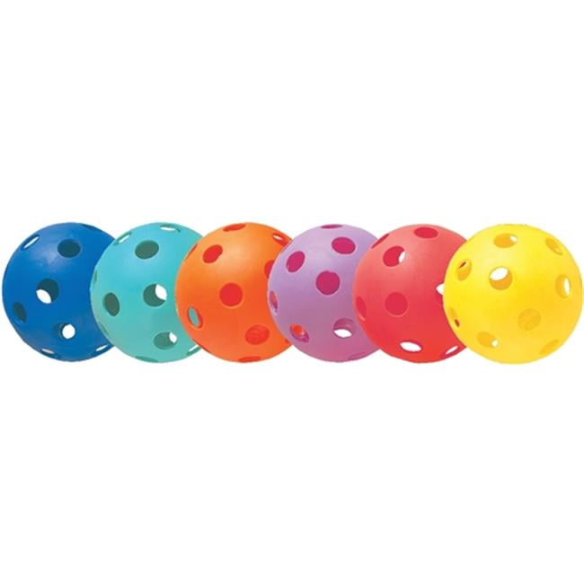 Softball Size Plastic Balls, Set of 6
