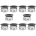 thumbnail image 1 of 10X para Traseras de Coche de Deriva de Carreras 1/10 RC Ala del AleróN del Cuerpo del Camino de la Deriva Accesorios de Piezas Universales, 1 of 5