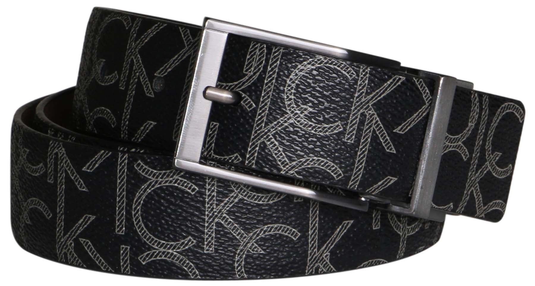 calvin klein men's leather belt
