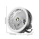 thumbnail image 3 of Electrodomésticos Ventilador de camping con luz LED Ventilador de batería recargable de 1200 mAh Ventilador de tienda de campaña con gancho Ventiladores de escritorio USB portátiles de 3 velocidades p, 3 of 9