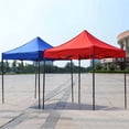 thumbnail image 5 of 3piezas 2X2M Dosel Tela de Tienda de Cuatro Esquinas Reemplazo Plegable del Pabellón del Patio Una Prueba de Lluvia Azul, 5 of 5