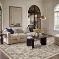 thumbnail image 2 of WIPONKEN 5x7 Area Rugs Morris Carpet for Living Room Bedroom Dining Room Office Farmhouse, Machine Washable Non Slip Vintage Persia Rug Brown, 2 of 7