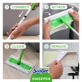 thumbnail image 4 of Swiffer Sweeper Dry + Wet - Kit de limpieza y limpieza de suelos multiusos con pa&ntilde;os resistentes, incluye: 1 trapeador y 19 recambios, 4 of 9