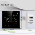 thumbnail image 5 of Termostato Integrado Sin Wifi, 3 A, para Calentar Agua/Caldera de Pared, Control Táctil Universal con Temporizador Inteligente B, 5 of 5