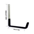thumbnail image 2 of Zmeidao Heavy Duty Steel Garage Hooks, Garage Storage Utility Hooks, Garden Tool Organizer, Wall Mount Hooks, 2 of 9