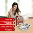 thumbnail image 2 of XFasten Clear Laminating Sheets, 9" x 12", Pack of 100, Self-Adhesive Glossy, 2 of 8