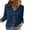c01Blue, variant on JGGSPWM Blouse for Women Dressy Long Sleeve Button Down Shirts Business Casual Outfit Lightweight Solid Color Tops Gray XXL