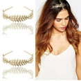 thumbnail image 3 of Gold Leaf Branch Hair Band, Goddess Crown Headband Bridal Headpiece for Weddings, Decorating, Photography, Festivals, 3 of 11