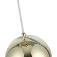 thumbnail image 6 of Lighting IRONCLAD Contemporary-Style 1 Light Plated Gold Ceiling Mini Pendant 8" Wide, 6 of 6