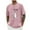 Pink, variant on Shirts for Men Short Sleeve Round-Neck Printing Casual Shirts Black XL
