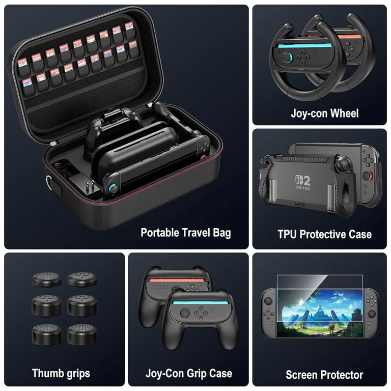 Case for Nintendo Switch 2 Accessories, with Switch 2 Dockable