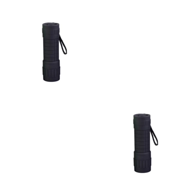 Juego de linterna duradera Naiovety ABS Negro 2Conjunto
