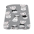 thumbnail image 2 of CADecor Funny Cat Throw Blanket Bed Sofa Blanket 58x80 inches, 2 of 3
