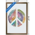 thumbnail image 3 of Rachel Caldwell - Feather Peace Wall Poster, 14.725" x 22.375", Framed, 3 of 3