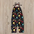 thumbnail image 5 of Holloyiver Toddler Baby Girls Summer Jumpsuit Kid Cute BacklessHarem StrapRomper Jumpsuit One-Piece Pants, 5 of 9