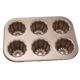 thumbnail image 2 of 2 moldes para pasteles Canele de 6 cavidades, molde antiadherente para hornear Canele para horno, molde de acero al carbono para Caneles, herramienta para hornear, 2 of 7