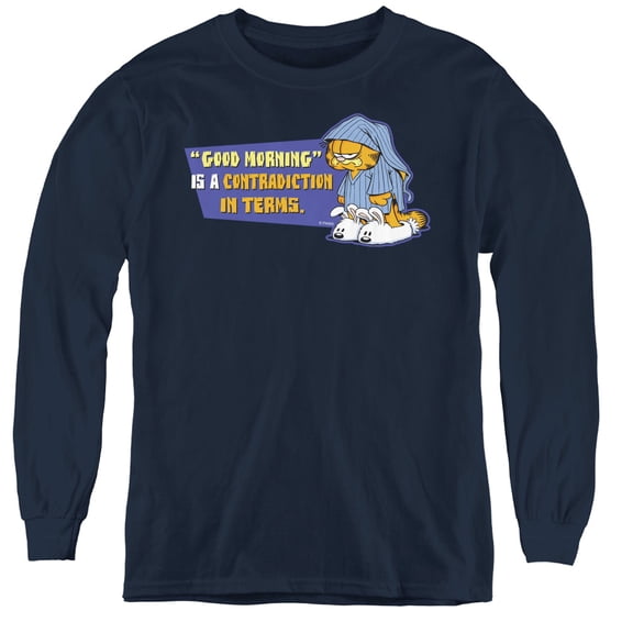 Garfield - Contradicition In Terms - Youth Long Sleeve Shirt - Medium