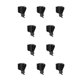 thumbnail image 1 of Greeniant Universal Golf Club Clip Match Putter Holder con marcador de bola Golfs Bag Abrazadera Herramienta de golf Equipo de golfista Negro 10piezas, 1 of 6