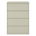 thumbnail image 2 of Hirsh Pro 36 Inch Wide 4 Drawer Metal Lateral File Cabinet for Home and Office, Holds Letter, Legal and A4 Hanging Folders, Putty, 2 of 6