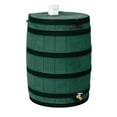 thumbnail image 1 of Good Ideas Rain Wizard 50 Gallon Plastic Rain Barrel Water Collector, Green, 1 of 8