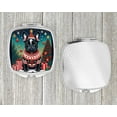 thumbnail image 4 of Black French Bulldog Christmas Compact Mirror 2.75 in x 3 in, 4 of 4