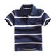 thumbnail image 2 of Odeerbi Camisas de Golf de Chicos Botón de Solapa A Rayas Camisas de Tenis de Manga Corta Uniforme Escolar, 2 of 5