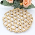 thumbnail image 2 of SPRING PARK 4pcs Ladies Knit Mesh Fabric Rhinestone Bun Cover Snood Hair Net hair Accessories For Ballet Dance Skating Sports and Daily Working, 2 of 2