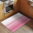 thumbnail image 3 of Rectangle Area Rug 2x3ft,Farm Watercolor Pink White Color Ombre Washable Carpet Non-Slip Runner Accent Rugs Indoor Floor Mat for Bedroom Living Room Decor,Modern Abstract Line, 3 of 9