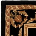 thumbnail image 4 of Safavieh  Handmade Naples Hanan Traditional Oriental Wool Rug Black Monogram "L" 5' x 8' 5' x 8' Rectangle, 4 of 5