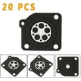thumbnail image 2 of 20PCS Carburetor Metering Diaphragm Repair Kit for Zama C1U Carb A015010 Black, 2 of 8