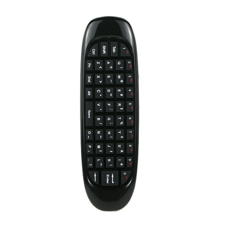 Computer Remote With Keyboard Multifunctional 2.4G Mini Wireless Keyboard Mouse Infrared Remote Control 3-Gyro and 3-Gsensor Air Control ()