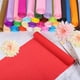 thumbnail image 4 of Uxcell 5 Colores Papel Crepé para Hacer Flores 8.2ft x 10 in para Decoraciones de Bodas y Fiestas, 4 of 7