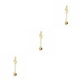 thumbnail image 3 of braveheart Musical Coffee Spoon Set Stainless Retro Iron Ice Cream Spoon Scoop Creative Spoon Tea -Spoon Tableware gold 3Set, 3 of 6