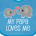 thumbnail image 4 of Inktastic My Papa Grandpa Loves Me Boys or Girls Baby Bib, 4 of 4