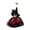 Red, variant on EazyTech Halloween Skeleton Witch Big Hanging Ornament - Creepy Dynamic Swinging Decor for Spooky Party & Home Decor (9.84x9.84x4.52 inches)