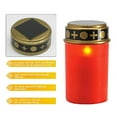 thumbnail image 4 of 4 Pcs LED Grave Candle Lights LED Flickering Red Cemetery Candle Mourning Candle, 4 of 13
