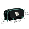 thumbnail image 3 of Zipper Stationery Storage BagLightweight Portable Pen Case Waterproof Organizer For Students School Offic, 3 of 7