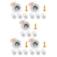 thumbnail image 1 of maskred 30pcs/set Easy Installation Drain Hair Catcher Self-adhesive No Tool Required Shower Drain Filter Stickers Fiber Kitchen 5Set, 1 of 6