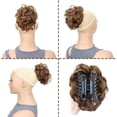 thumbnail image 4 of Chignon Synthétique Bouclé Pince à Griffes Extension de Cheveux Bouclés pour Femmes, 4 of 6