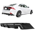 thumbnail image 2 of Ikon Motorsports Compatible with 2014-2016 Lexus IS F Sport Rear Diffuser Unpainted PP, 2 of 7