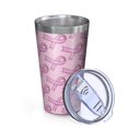thumbnail image 2 of 16oz Tumblers Pink Breast Cancer Stainless Steel Vacuum Insulated Double Wall Travel Tumbler Cups Mug with Lid and Straw,Cleaning Brush for Coffee,Tea, 2 of 4