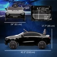 thumbnail image 2 of CoSoTower Mercedes-Benz AMG Licensed 12V Ride on Car, Kids Electric Car with Remote Control, Spring Suspension, LED Lights, Black, 2 of 7