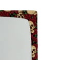 thumbnail image 3 of Ambesonne Skulls and Roses Fitted Sheet, Romantic Flowers, Queen Size, Ecru Dark Pink and Maroon, 3 of 5