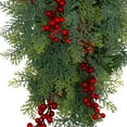 thumbnail image 5 of Haute Decor 20 Inch Pre Lit Christmas Swag Garland w/ 15 Warm White Lights, 5 of 5