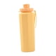 thumbnail image 5 of Botella de agua plegable, botella de silicona, a prueba de fugas, botella portátil reutilizable, botella deportiva para correr, gimnasio, senderismo Amarillo, 5 of 8