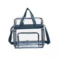 thumbnail image 1 of 3 Bolsas De PVC Transparentes Duraderas Para Acampar, Eventos Deportivos, Compras, Color Gris, 1 of 8