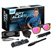 Kid Labsters Spy Alert Kit - Pro Detective Spying Gadget w/ Hearing & Detector - Pretend Secret Agent & Crime Catcher Tool Toy Set for Kids Undercover Mission Adventure